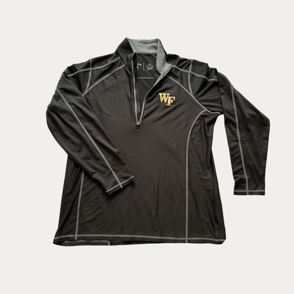 Wake Forest Demon Deacons Antigua Quarter Zip Pullover Men’s XL - Picture 1 of 4